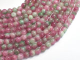 Jade - Pink & Green, 6mm (6.5mm) Round-BeadXpert