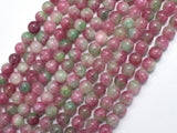 Jade - Pink & Green, 6mm (6.5mm) Round-BeadXpert