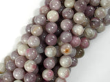 Lilac Jasper Beads, Pink Tourmaline Beads, 8mm Round Beads-BeadXpert