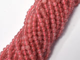 Jade - Strawberry Quartz Color, 4mm (4.5mm)-BeadXpert