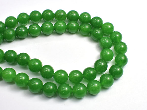 Jade-Green, 10mm Round Beads-BeadXpert