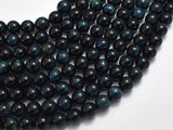 Blue Tiger Eye, 8mm (8.5mm) Round Beads-BeadXpert