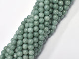 Malaysia Jade Beads- Burma Jade Color, 6mm Round Beads-BeadXpert