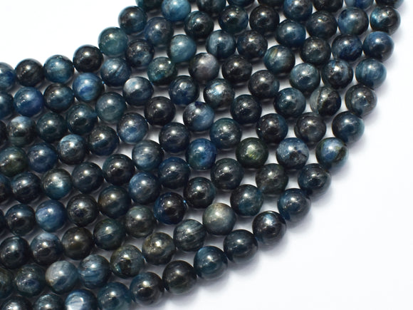 Kyanite Beads, 6mm (6.5mm) Round Beads, 15.5 Inch-BeadXpert