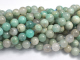 Amazonite Beads, 8mm Round-BeadXpert