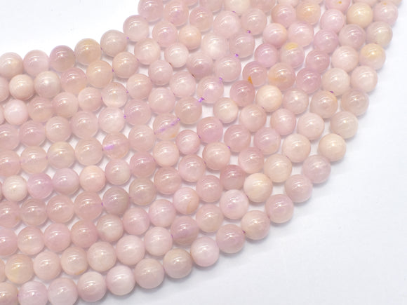 Kunzite Beads, 6mm (6.7mm) Round Beads-BeadXpert