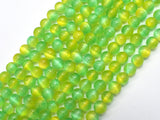 Selenite - Green & Yellow, 6mm (6.5mm)-BeadXpert