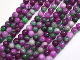 Jade - Ruby & Green, 6mm Round-BeadXpert