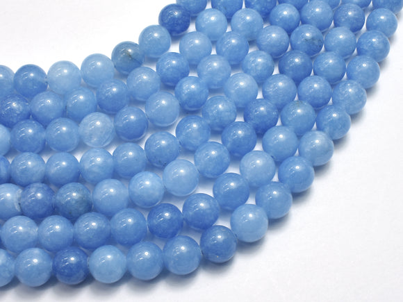 Jade - Blue, 8mm, Round-BeadXpert