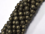 Pyrite Beads, 8mm Round Beads-BeadXpert