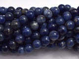 Sodalite Beads, Round, 8mm-BeadXpert