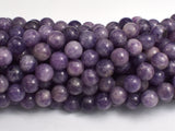 Lepidolite Beads, 8mm Round Beads-BeadXpert