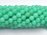 Jade - Green 8mm Round Beads-BeadXpert