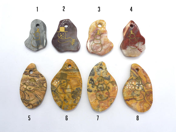 Assorted Stone Pendant, 1 piece