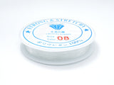 2Rolls Clear Stretch Elastic Beading Cord, 0.8mm, 2 Rolls-10 Meters-BeadXpert