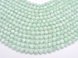 Green Angelite Beads, 8mm Round-BeadXpert