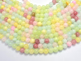 Jade - Multi Color, 8mm (8.5mm) Round-Beadxpert