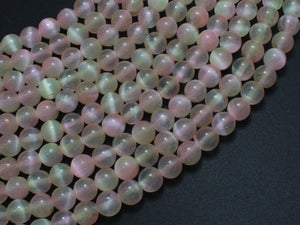 Selenite - Peach & Yellow, 6mm (6.5mm)-BeadXpert