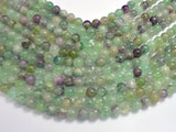 Fluorite, Rainbow Fluorite, 8mm (8.5mm), Round-BeadXpert