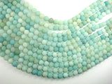 Matte Amazonite Beads, 8mm Round Beads