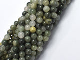 Green Line Quartz, 6mm Round Beads-BeadXpert