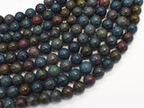 Ruby Blue Sapphire, 8mm Round-BeadXpert