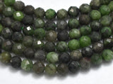 Diopside, 3mm Micro Faceted Round-BeadXpert