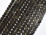 Golden Obsidian, 6mm Heart-BeadXpert