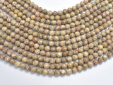Fossil Jasper Beads, 6mm, Round Beads-BeadXpert