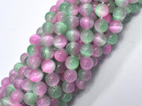 Selenite - Green & Purple, 8mm (8.5mm)-BeadXpert