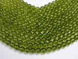 Quartz - Peridot Color, 8mm (8.5mm) Roun-BeadXpert