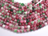 Jade - Red & Green, 8mm Round-BeadXpert