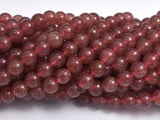 Strawberry Quartz Beads, Lepidocrocite, 6mm Round Beads-BeadXpert