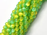 Selenite - Green & Yellow, 8mm (8.5mm)-BeadXpert