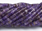 Amethyst, Approx. 2x4mm, Heishi Disc-BeadXpert