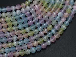 Selenite - Rainbow, 6mm (6.5mm) Round-BeadXpert