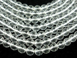 Clear Quartz Beads, 8mm Faceted Round Beads-BeadXpert