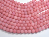 Matte Jade - Rose Pink, 8mm Round-BeadXpert