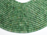 Green Aventurine, 2x4mm, Heishi Disc-BeadXpert