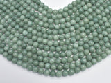 Malaysia Jade Beads- Burma Jade Color, 8mm (8.5mm) Round-BeadXpert