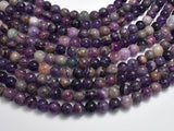 Purple Fluorite, 8mm Round Beads-BeadXpert