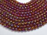 Mystic Coated Carnelian, 8mm Faceted Round-BeadXpert
