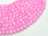 Selenite - Pink, 6mm (6.5mm) Round-BeadXpert