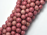 Rhodonite Beads, 10mm, Round Beads-BeadXpert