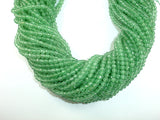 Green Aventurine 4mm (4.8mm) Faceted Round Beads-BeadXpert