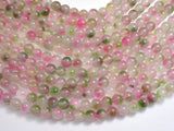 Jade - Pink & Green, 8mm Round-BeadXpert