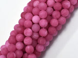 Matte Jade - Pink, 8mm Round-BeadXpert