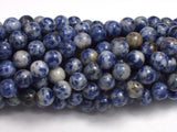 Blue Spot Jasper Beads, Round, 8mm-BeadXpert