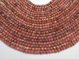 Rhodochrosite, 4.8-5mm, Round-BeadXpert