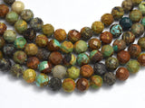 Natural Turquoise, 4mm Micro Faceted Round-BeadXpert